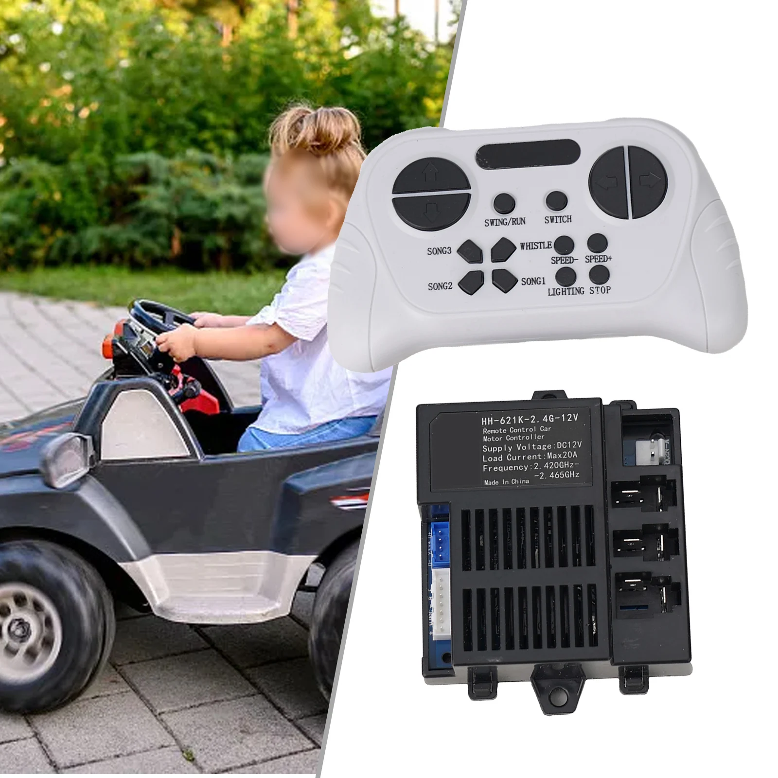 Electric Car Control Box Indicator Light Suitable Connection G Bluetooth Remote Control HH K Full Set Children\\'s Electric
Electric Car Control Box Indicator Light Suitable Connection G Bluetooth Remote Control HH K Full Set Children\\'s Electric