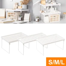 Stackable Cabinet Shelf Foldable Sturdy Tabletop Storage Rack Cosmetics Organizer For Bedroom Office Kitchen Closet New Style
Stackable Cabinet Shelf Foldable Sturdy Tabletop Storage Rack Cosmetics Organizer For Bedroom Office Kitchen Closet New Style
