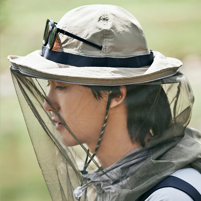 

Naturehike Fishing Cap Outdoor Mosquito Insect Mesh Head Face Hat Protector Travel Camping Cap Breathable Hats Mask