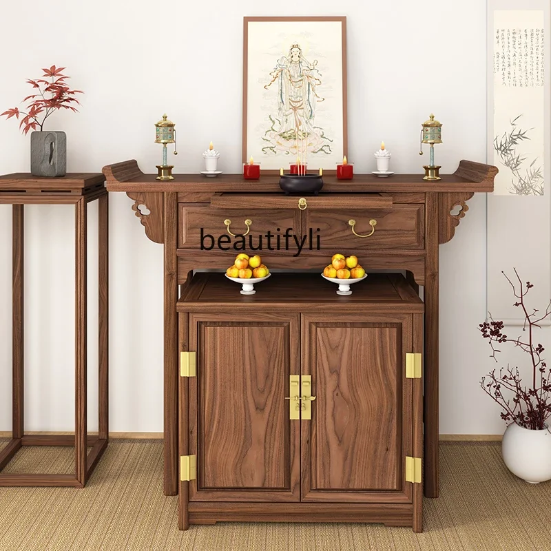 Chinese Style Altar Incense Burner Table Household Solid Wood Buddha Table Buddhist Hall Buddha Shrine Altar Altar Cabinet
Chinese Style Altar Incense Burner Table Household Solid Wood Buddha Table Buddhist Hall Buddha Shrine Altar Altar Cabinet