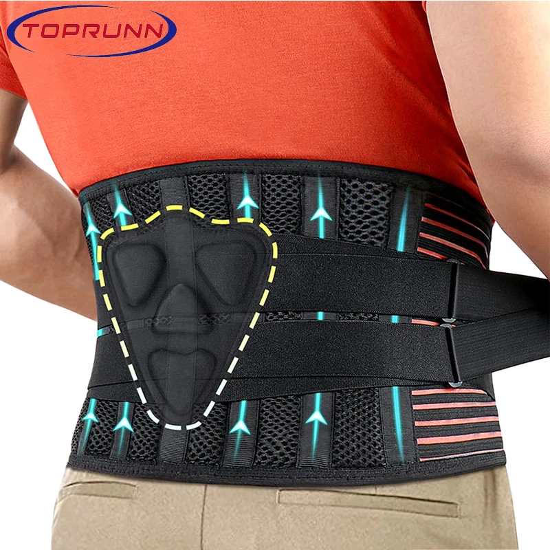 

Adjustable Lumbar Support Belt Double Pull Back Waist Orthopedic Corset Spine Decompression Back Pain Relief Tighten The Abdomen