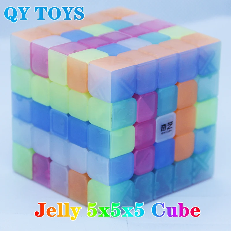 

QYTOYS Qizheng S Jelly 5x5 Cube Puzzle magic cubo Beautiful series pure Qiyi 5x5x5 Jelly Speed cubes For Trainning toys children