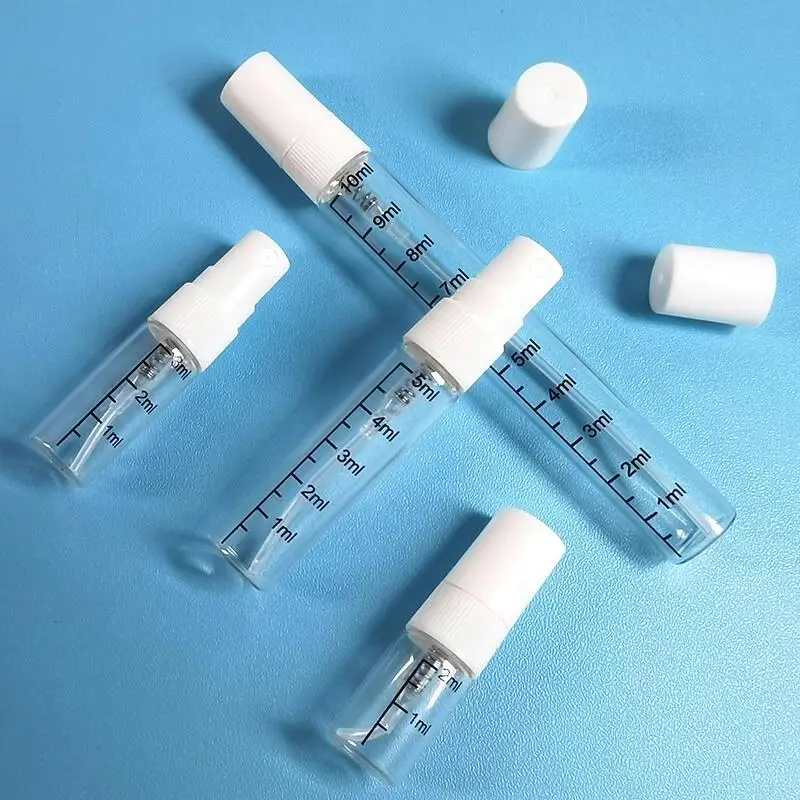 100pcs 2ml 3ml 5ml 10ml Scale Glass Spray Bottle Empty Perfume Glass Vials Refillable Atomizer Portable Cosmetic Container
100pcs 2ml 3ml 5ml 10ml Scale Glass Spray Bottle Empty Perfume Glass Vials Refillable Atomizer Portable Cosmetic Container