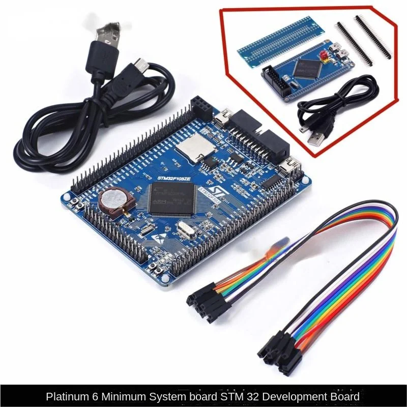Макетная плата STM32F103ZET6, материнская плата, микроконтроллер STM32, малая Система ARM, обучающая плата M3
Макетная плата STM32F103ZET6, материнская плата, микроконтроллер STM32, малая Система ARM, обучающая плата M3