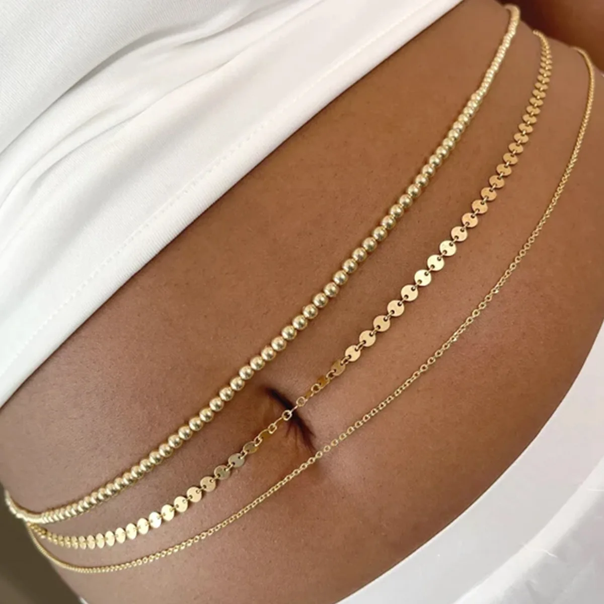 Boho Multilayer Summer Vintage Metal Waist Chain Women 2022 New Beaded Round Sequin Gold Color Body & Beach Fashion Jewelry
Boho Multilayer Summer Vintage Metal Waist Chain Women 2022 New Beaded Round Sequin Gold Color Body & Beach Fashion Jewelry