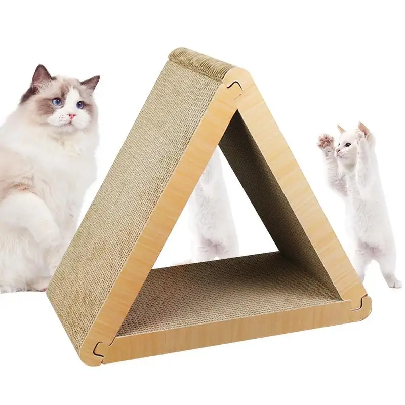 Cardboard Cat Scratcher Corrugated 6-Sided Triangular Scratch Pad Indoor Ornament Cat Entertainment Toys For Living Room Bedroom
Cardboard Cat Scratcher Corrugated 6-Sided Triangular Scratch Pad Indoor Ornament Cat Entertainment Toys For Living Room Bedroom
