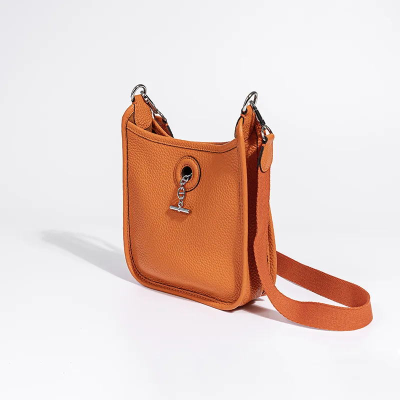 

Single Cowhide Shoulder Crossbody Bag Handbags For Women Casual High-Quality Messenger Versatile Luxury Female Multicolored Y2k