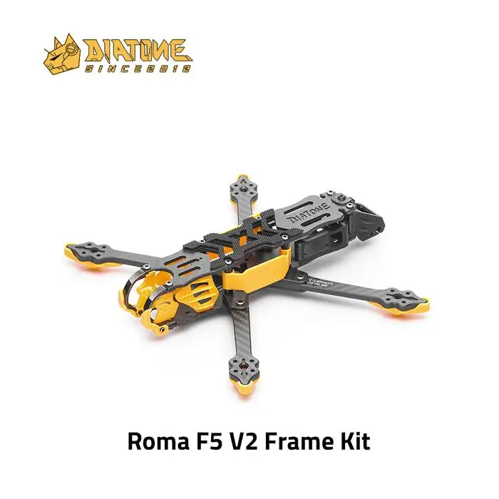 DIATONE Roma F5 V2 Analog 218mm Digital 226mm T300 3K Carbon Fiber Frame Kits for RC FPV Racing Freestyle 5inch Drones DIY Parts 
DIATONE Roma F5 V2 Analog 218mm Digital 226mm T300 3K Carbon Fiber Frame Kits for RC FPV Racing Freestyle 5inch Drones DIY Parts