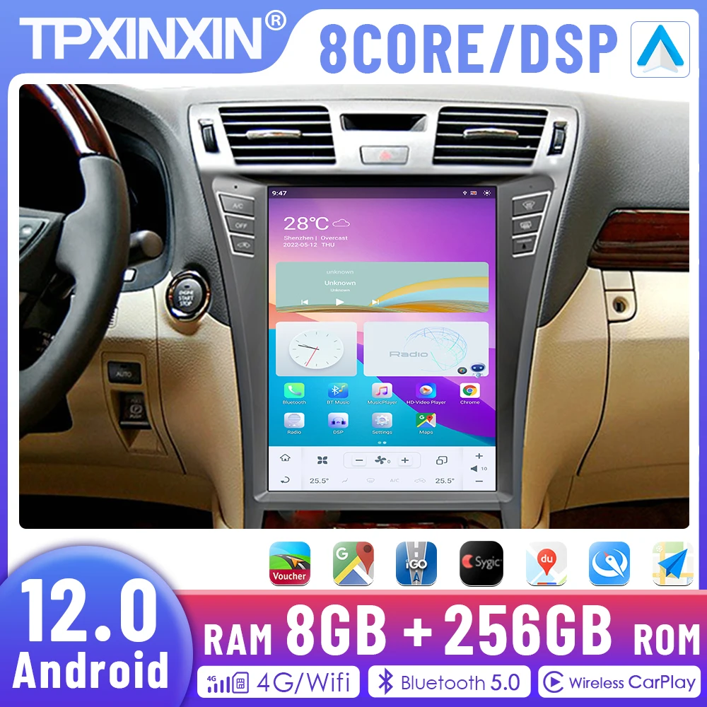2 Din Android 12.0 8+256G Car Radio Multimedia Player For Lexus LS460 2006-2012 GPS Navigation Autp Stereo Head Unit DSP Carplay
2 Din Android 12.0 8+256G Car Radio Multimedia Player For Lexus LS460 2006-2012 GPS Navigation Autp Stereo Head Unit DSP Carplay