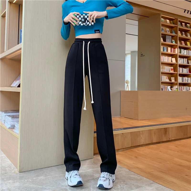 2022 New Arrival Spring/autumn Women Korean style Cotton Ankle-length Pants Casual Loose Elastic Waist Straight Pants V422
2022 New Arrival Spring/autumn Women Korean style Cotton Ankle-length Pants Casual Loose Elastic Waist Straight Pants V422