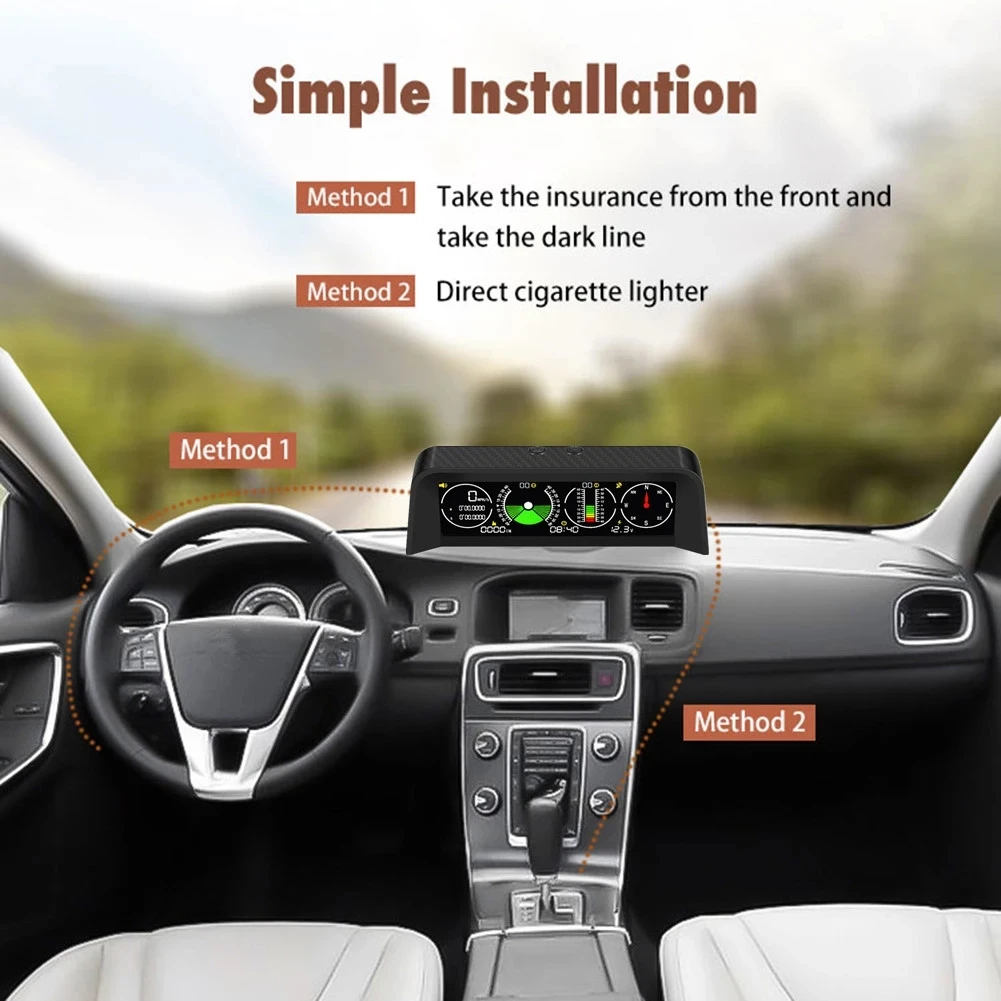 X90 HUD Car Compass Inclinometer Speedometer Digital GPS MPH KM/H Slope Speed Inclinometer Compass Auto Off Road Accessories
X90 HUD Car Compass Inclinometer Speedometer Digital GPS MPH KM/H Slope Speed Inclinometer Compass Auto Off Road Accessories