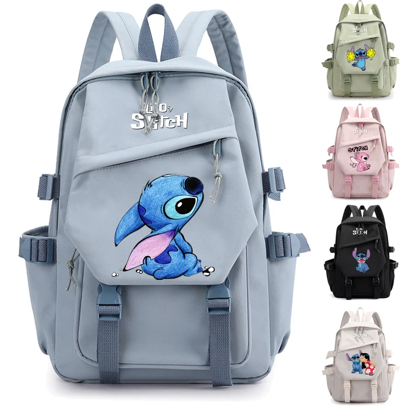 

Disney Lilo Stitch Backpack School Student Teenager Book Bags for Boy Girl Women Rucksack Kawaii Travel Backpack Mochila Escolar