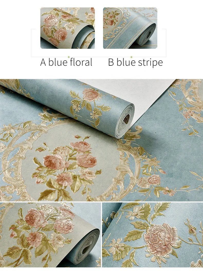 Generic S Ahesive Floral 3d Wall Murals Peel and Stick Wallpaper Living