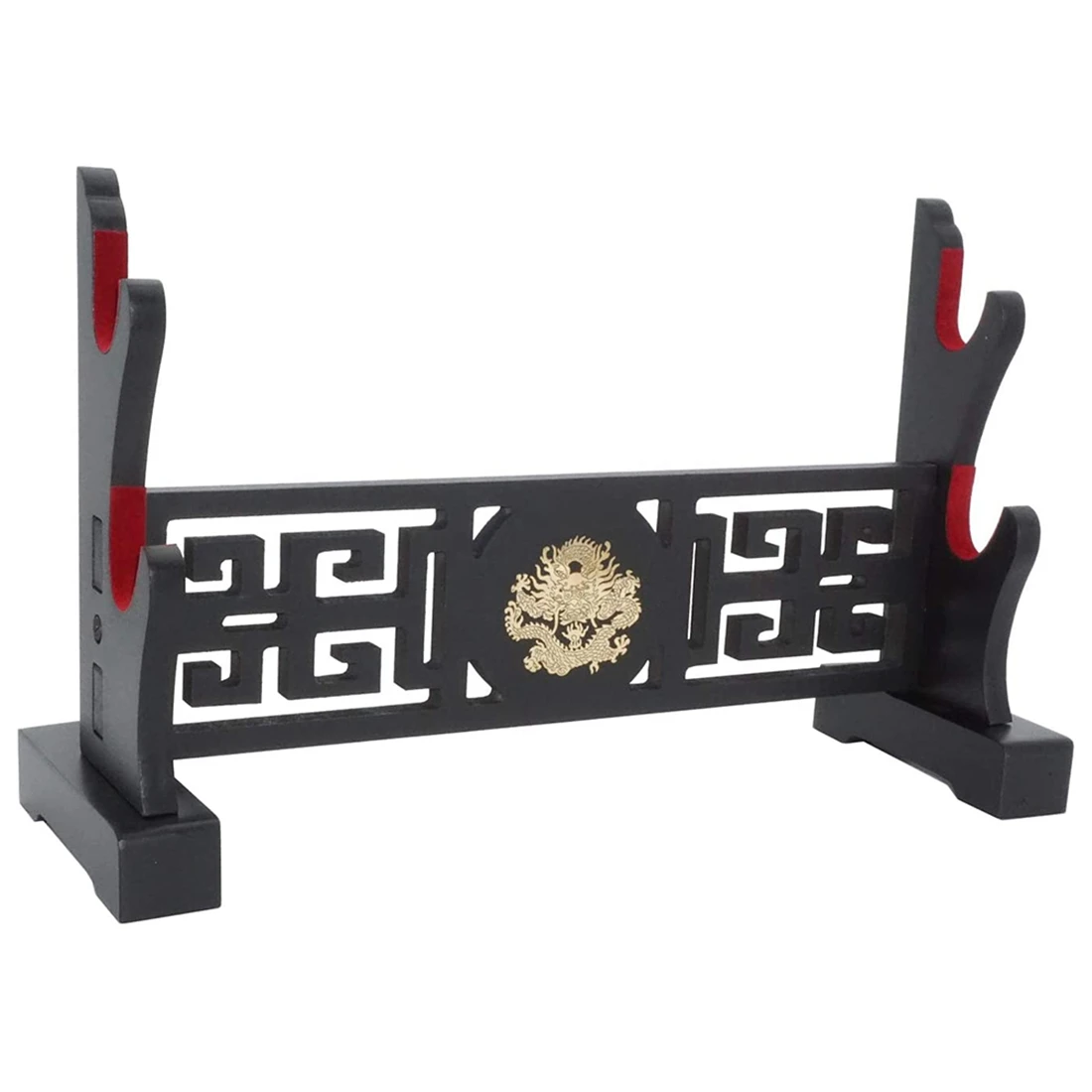 Padded Sword Stand Display Velvet Protect Sword Rack for Katana Genji Japanese Templar Sword Stand -Dragon 
Padded Sword Stand Display Velvet Protect Sword Rack for Katana Genji Japanese Templar Sword Stand -Dragon