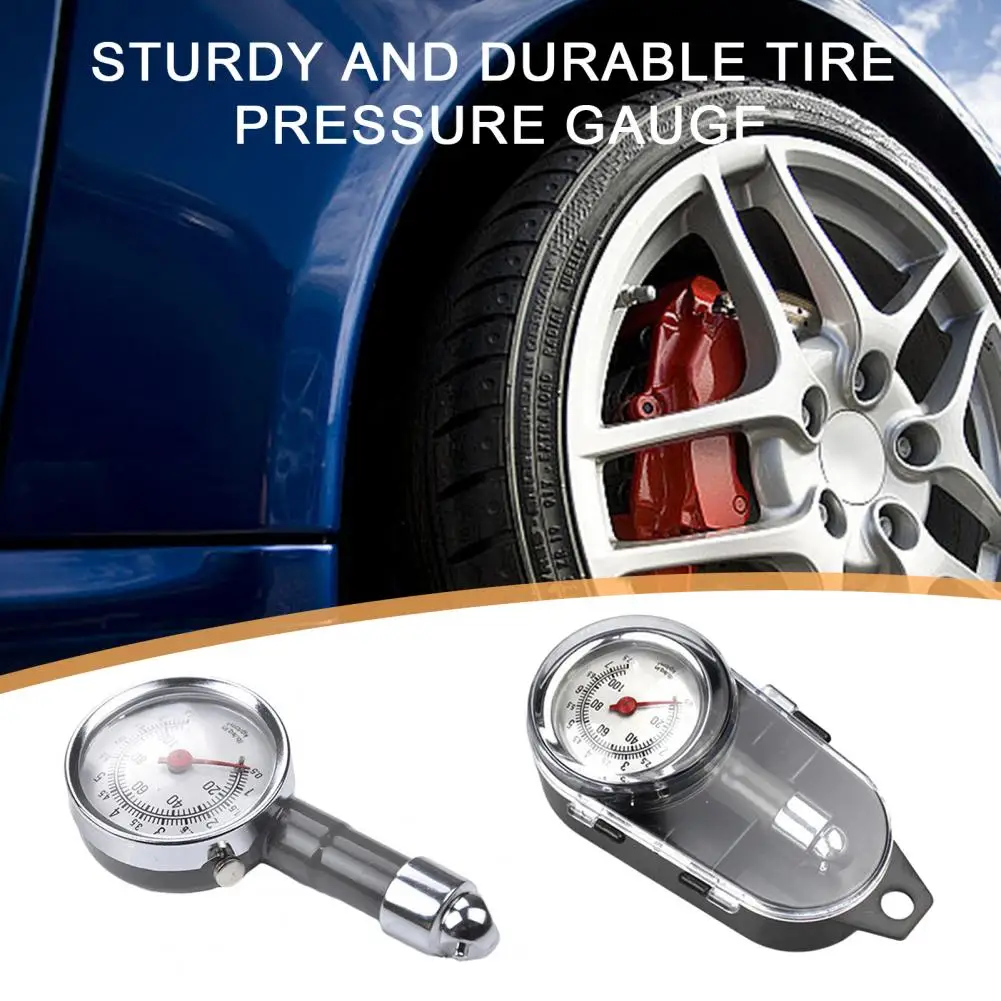 

Mechanical Tire Pressure Gauge Accurate Easy-to-Read Dial Battery-Free Vehicle Tire Gauge For Cars Motorcycles Trucks