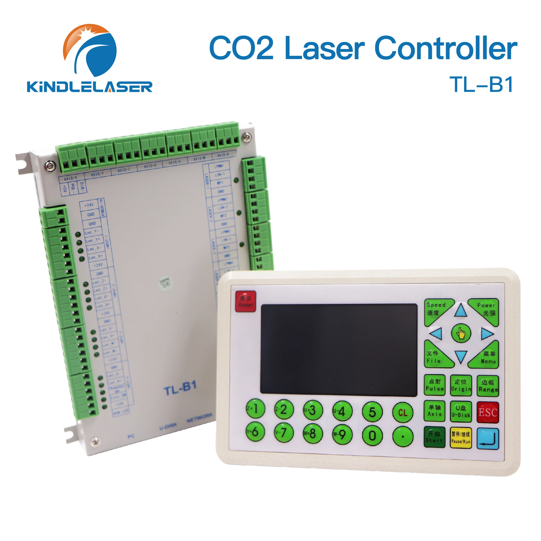 Kindlelaser Laser Controller System TL-B1 for Double-head Asynchronous Co2 Laser Engraving Cutting Machine
Kindlelaser Laser Controller System TL-B1 for Double-head Asynchronous Co2 Laser Engraving Cutting Machine