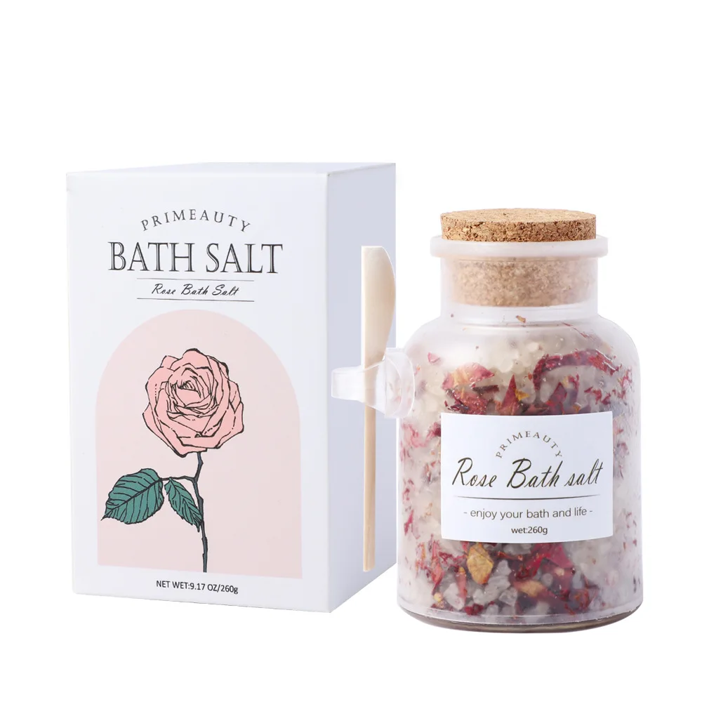 260g bath salts with dried flowers Exfoliating and Whitening bath salt bath products skin clean bath bomb
260g bath salts with dried flowers Exfoliating and Whitening bath salt bath products skin clean bath bomb