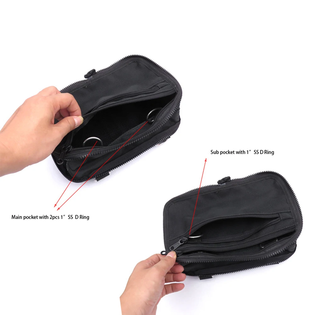 Scuba Diving BCD Side Mount Storage Pocket Sidemount Pouch Bag With Two D-rings Double Ended Snap Hook 25x15x8cm Nylon Parts
Scuba Diving BCD Side Mount Storage Pocket Sidemount Pouch Bag With Two D-rings Double Ended Snap Hook 25x15x8cm Nylon Parts