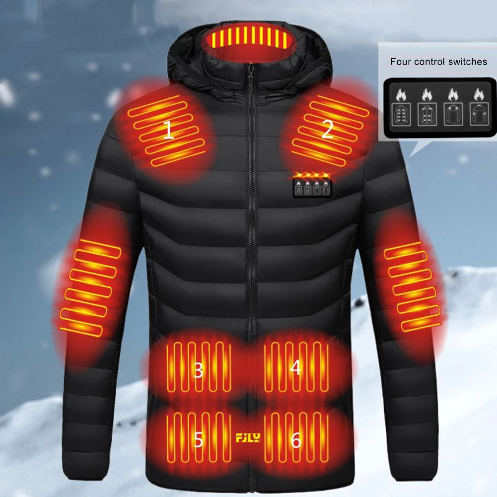 Outdoor Sportwear 19 Areas Heated Jacket for Men Women Winter Warm USB Heating Jacket 4 Switches 3 Gear Temperature Control
Outdoor Sportwear 19 Areas Heated Jacket for Men Women Winter Warm USB Heating Jacket 4 Switches 3 Gear Temperature Control
