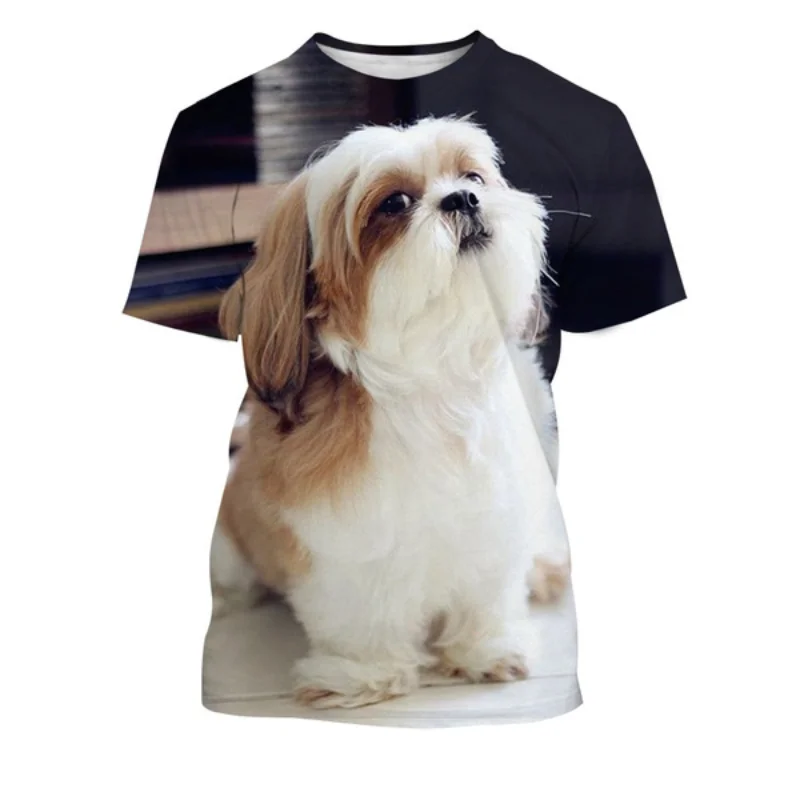 Новинка лета 2023, Лидер продаж, модная Милая футболка ShihTzu с 3D принтом, крутая Повседневная футболка с коротким рукавом и круглым вырезом в стиле унисекс с забавными животными, собаками
Новинка лета 2023, Лидер продаж, модная Милая футболка ShihTzu с 3D принтом, крутая Повседневная футболка с коротким рукавом и круглым вырезом в стиле унисекс с забавными животными, собаками