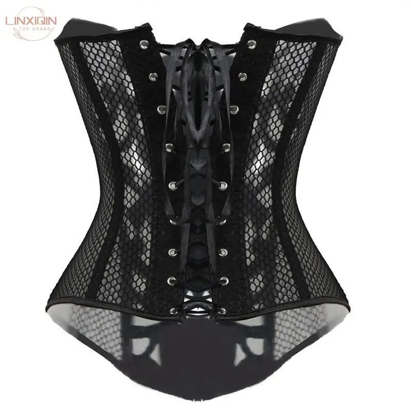 2024 Women Fashion Hallow Out Corset Patchwork Waist Trainer Vintage Slimming Belt Bodycon Wear Shaper Elegant Corset Shapers
2024 Women Fashion Hallow Out Corset Patchwork Waist Trainer Vintage Slimming Belt Bodycon Wear Shaper Elegant Corset Shapers