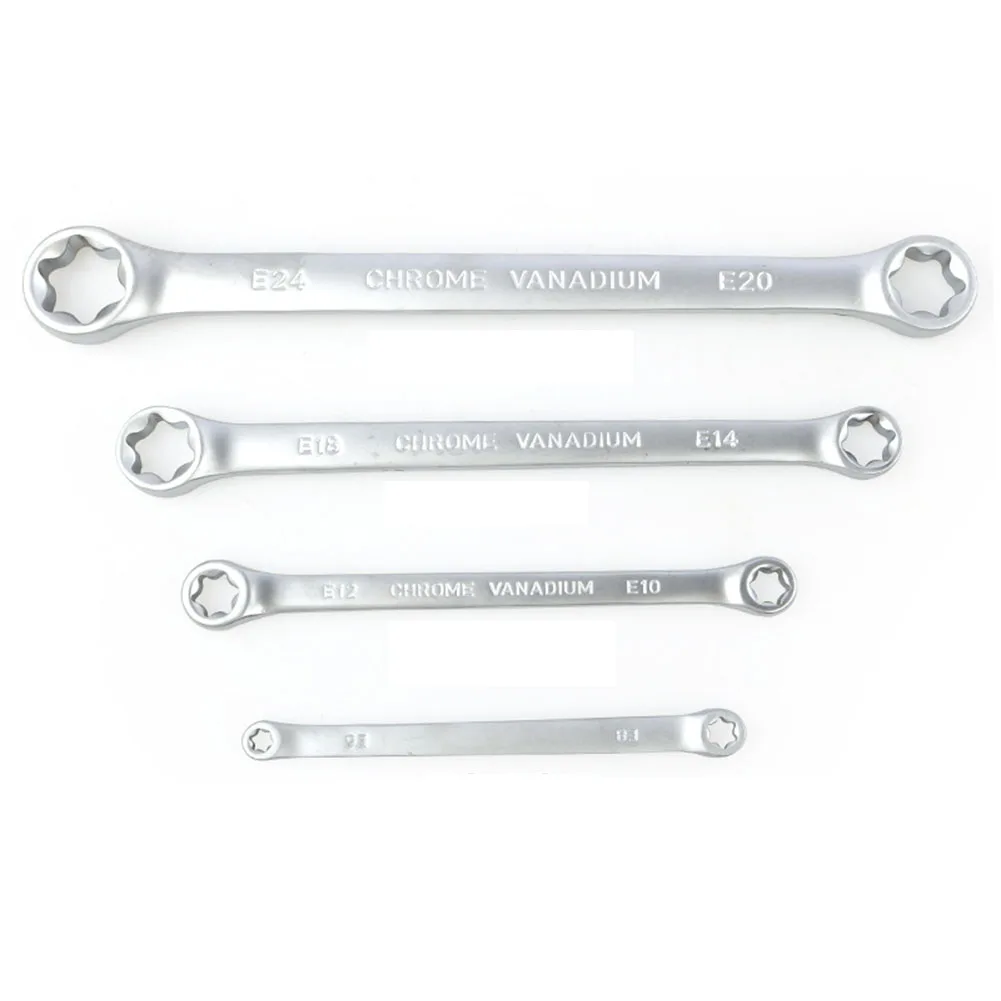 4Pcs E Type Nut Construction Industry Star Wrench Spanner Various Specifications Anti Corrosion Star Wrench Spanner
4Pcs E Type Nut Construction Industry Star Wrench Spanner Various Specifications Anti Corrosion Star Wrench Spanner