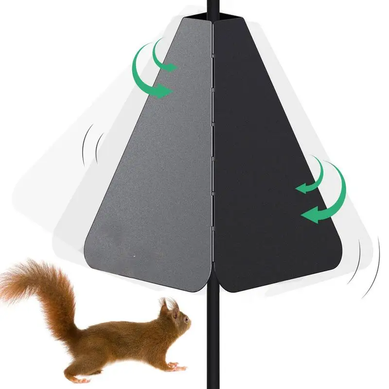Metal Squirrel Baffle Floating Squirrel Stopper With Double Defense Tilt Squirrel Stopper Pole System Anti Squirrel Device 
Metal Squirrel Baffle Floating Squirrel Stopper With Double Defense Tilt Squirrel Stopper Pole System Anti Squirrel Device