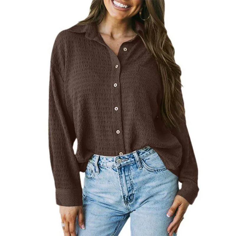 Solid Color Casual Loose Shirts For Women 2023 Women's Long Sleeve Oversized Shirts And Blouses Fashion Elegant Youth Female Top
Solid Color Casual Loose Shirts For Women 2023 Women's Long Sleeve Oversized Shirts And Blouses Fashion Elegant Youth Female Top