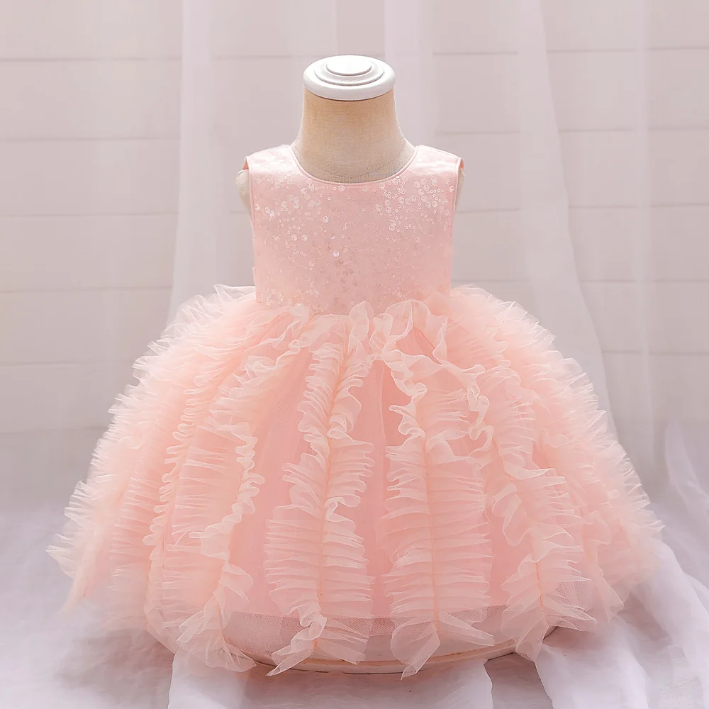 

Детское платье принцессы для девочек, платье-пачка с блестками, платья для 1-го дня рождения и свадьбы, летняя одежда для маленьких девочек