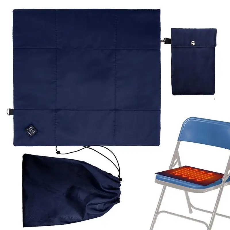 

Грелка, мягкая и удобная электрическая Подушка сиденья с сумкой для хранения, для активного отдыха, сидящее оборудование для кемпинга, дома