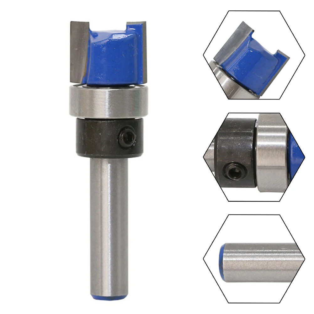1pc Router Bit Two Flute Carbide Cutters With Enclosed Ball Bearing 1/4 Shank Woodworking Straight Flute Trim Pattern
1pc Router Bit Two Flute Carbide Cutters With Enclosed Ball Bearing 1/4 Shank Woodworking Straight Flute Trim Pattern