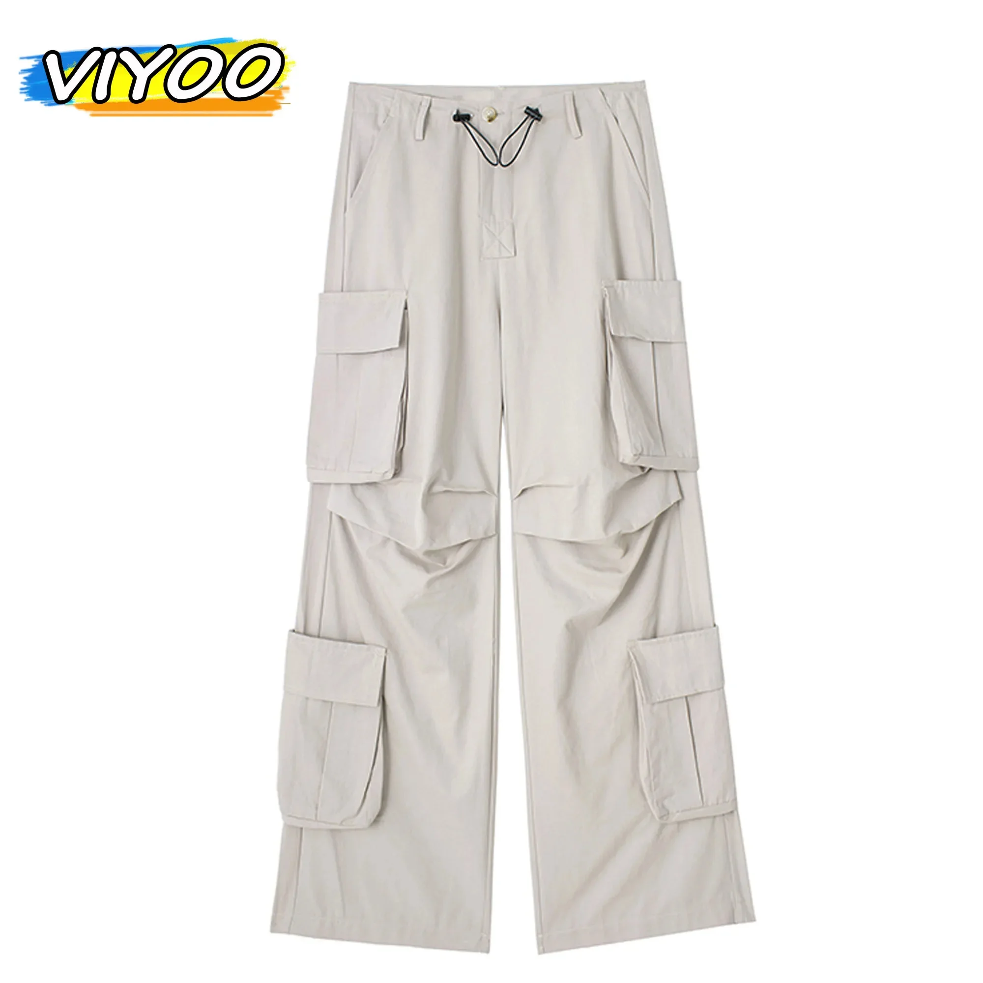 Men's Many Pocket Sports Track Pants Harajuku Wide Leg Cargo Trousers Streetwear Sweatpants Korean Summer Clothes Men
Men's Many Pocket Sports Track Pants Harajuku Wide Leg Cargo Trousers Streetwear Sweatpants Korean Summer Clothes Men