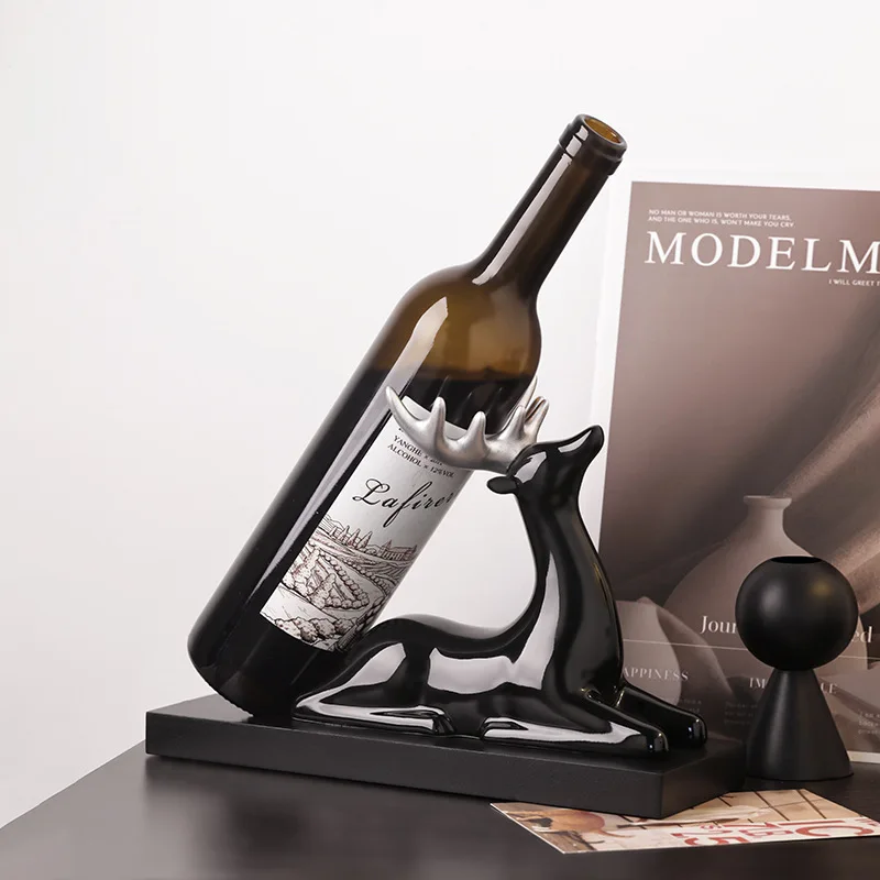 Elk Wine Rack Decoration Light Luxury High-end Home Living Room Sideboard Wine Cabinet Decoration Wine Tray Decoration
Elk Wine Rack Decoration Light Luxury High-end Home Living Room Sideboard Wine Cabinet Decoration Wine Tray Decoration