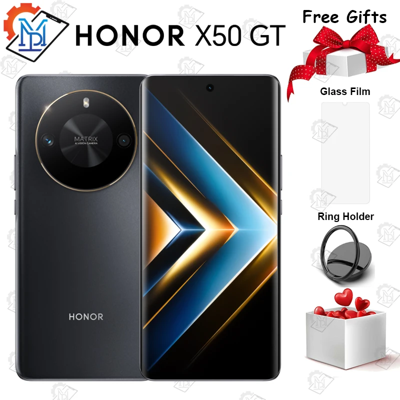 

2024 Original HONOR X50 GT 5G 6.78" 120Hz AMOLED Snapdragon 8+ Gen 1 MagicOS 7.2 Camera 108MP Battery 5800mAh NFC Smartphone