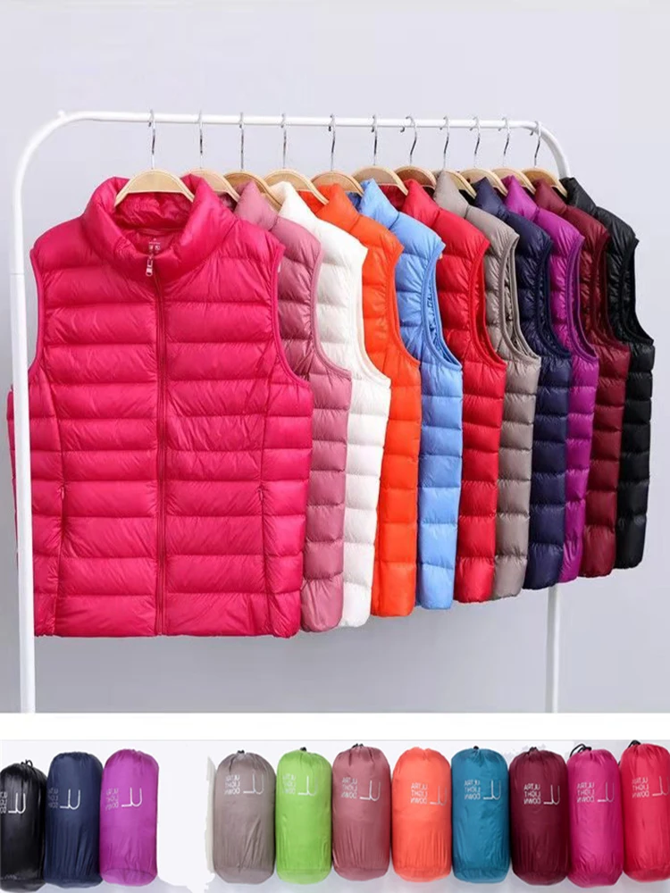 Light Duck Down Puffer Coat Women 2023 Autumn Vests Warm Duck Down Female Casual Jacket Stand Collar Pocket Lady Slim Jacket
Light Duck Down Puffer Coat Women 2023 Autumn Vests Warm Duck Down Female Casual Jacket Stand Collar Pocket Lady Slim Jacket