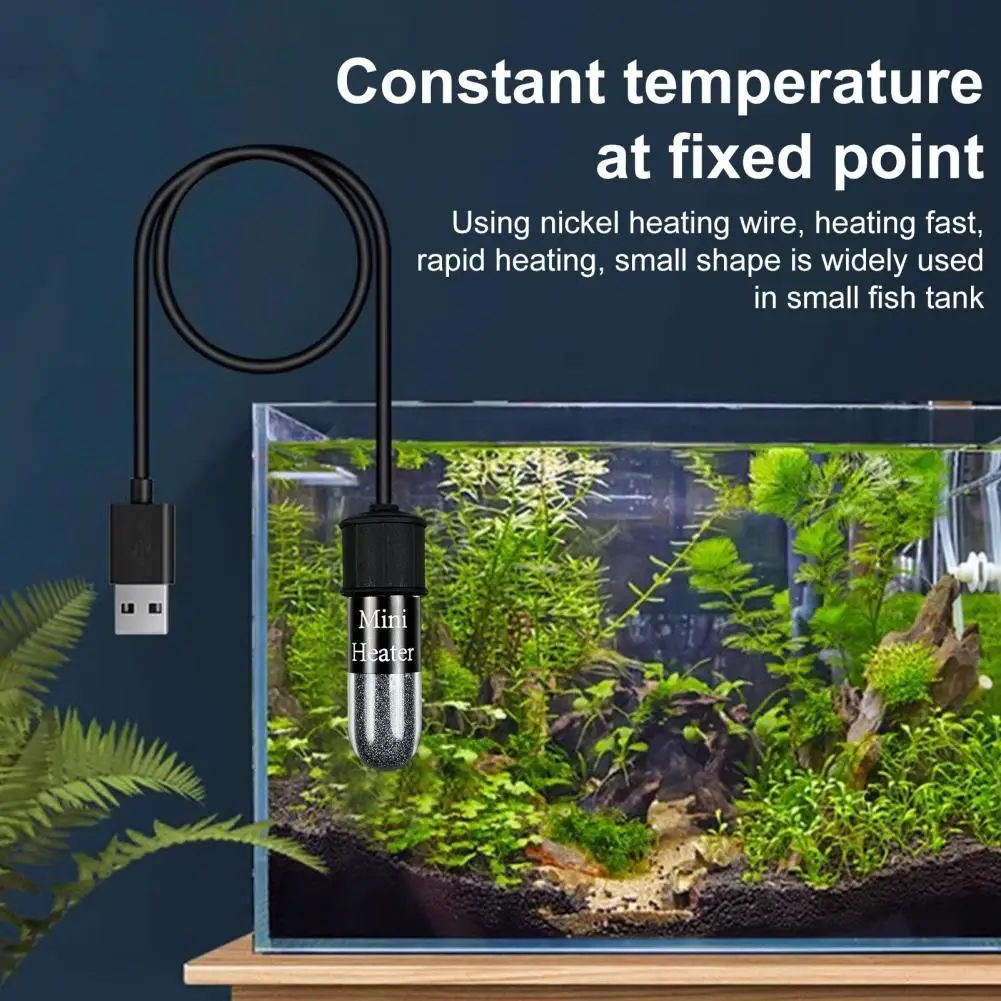 Portable Usb Fish Tank Heater Usb-powered Mini Aquarium Heating Rod with Suction Cup for Tanks Aquatic for Maintaining for Fish
Portable Usb Fish Tank Heater Usb-powered Mini Aquarium Heating Rod with Suction Cup for Tanks Aquatic for Maintaining for Fish