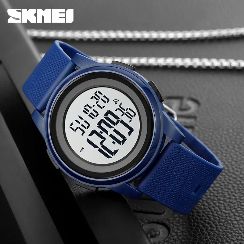 

SKMEI Sport Watches Men LED Light Chrono Alarm Clock Male Casual Countdown 5Bar Waterproof Digital Wristwatch relogio masculino