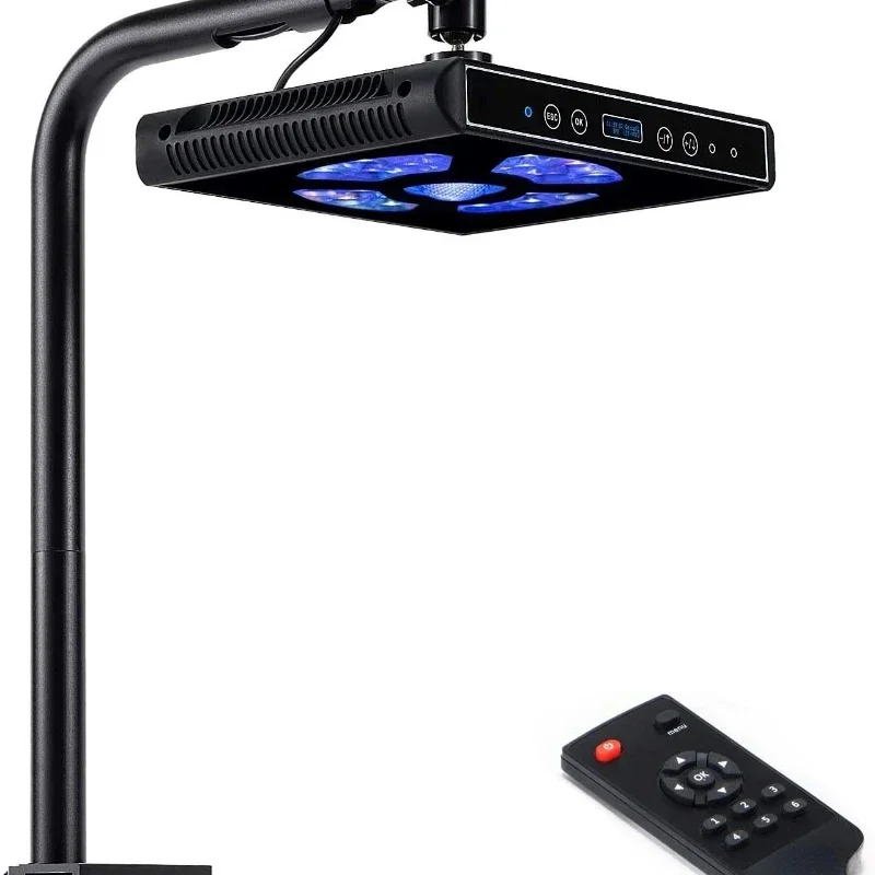100W Aquarium LED Reef Light, Dimmable Full Spectrum Marine LED for Saltwater Coral Fish Tanks
100W Aquarium LED Reef Light, Dimmable Full Spectrum Marine LED for Saltwater Coral Fish Tanks