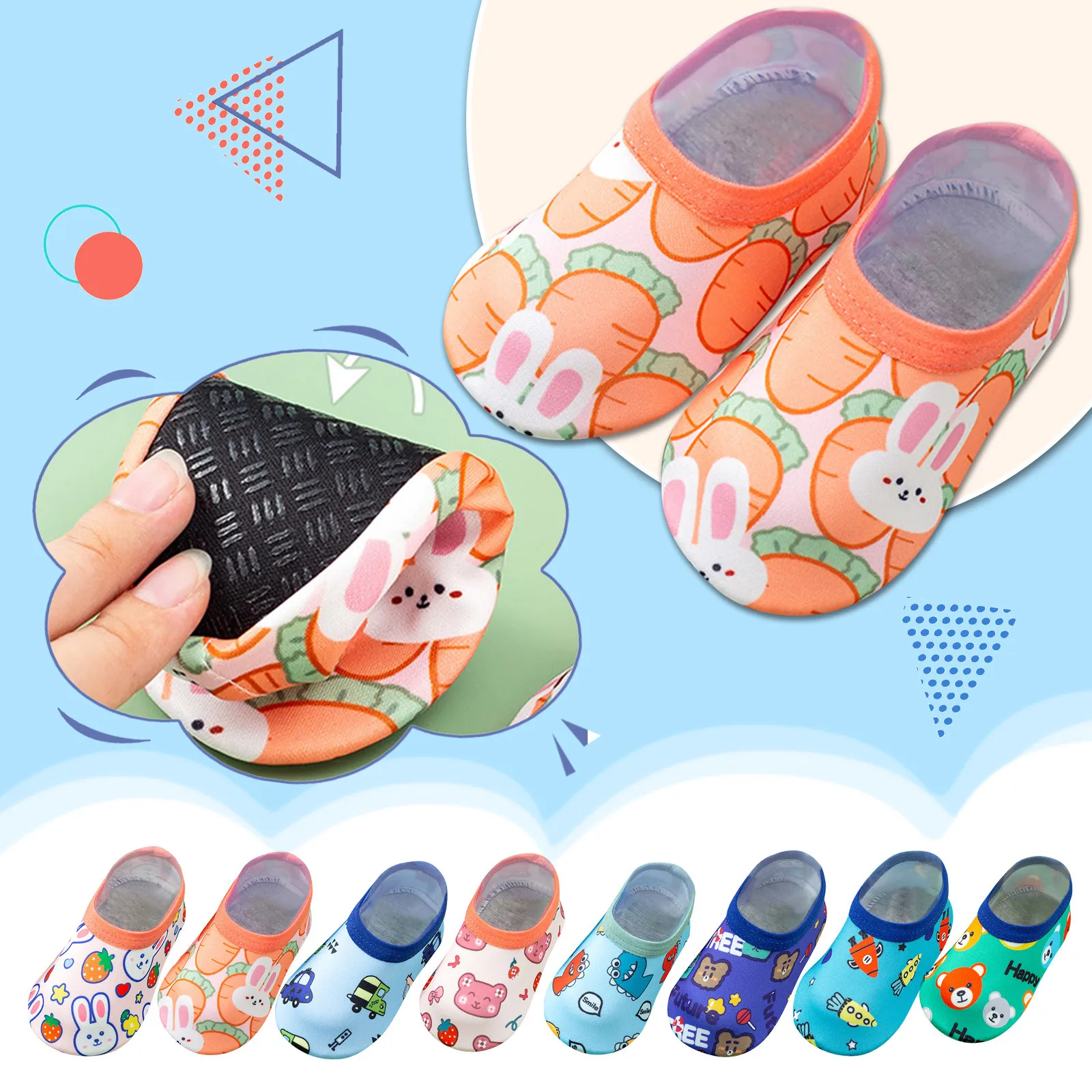 1-4Y Baby Kids Boys Girls Animal Prints Cartoon Breathable The Floor Socks Barefoot Aqua Socks Non-Slip Shoes Toddler Shoes #22 
1-4Y Baby Kids Boys Girls Animal Prints Cartoon Breathable The Floor Socks Barefoot Aqua Socks Non-Slip Shoes Toddler Shoes #22