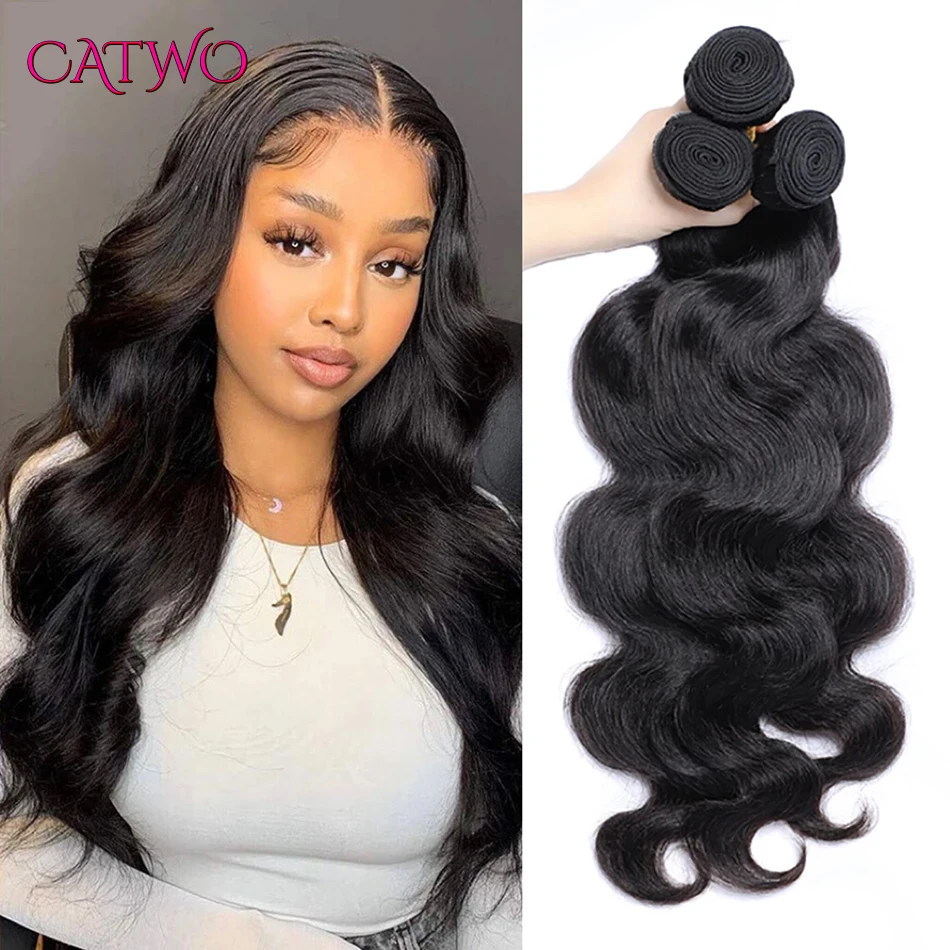 CATWO Body Wave Bundles Peruvian Hair Weave Bundles 1/3/4 PCS Human Hair Bundles Natural Black 10-30Inch Remy Hair Extensions
CATWO Body Wave Bundles Peruvian Hair Weave Bundles 1/3/4 PCS Human Hair Bundles Natural Black 10-30Inch Remy Hair Extensions