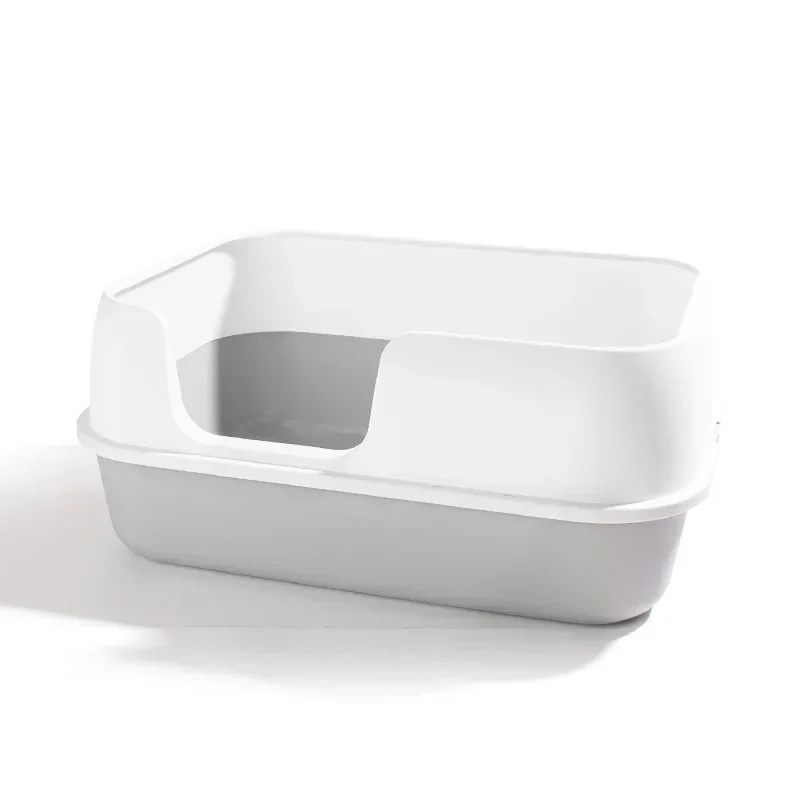 Minimalist Large Litter Box for Cats, Spacious Space and Splashproof Potty Toilet for Pets, Eco-friendly Plastic Easy to Clean
Minimalist Large Litter Box for Cats, Spacious Space and Splashproof Potty Toilet for Pets, Eco-friendly Plastic Easy to Clean