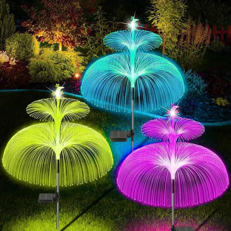 3pcs Double Layer Solar Jellyfish Lights Outdoor Lighting Jellyfish Lawn Light 7 Color Changing Landscape Garden Pathway Decor
3pcs Double Layer Solar Jellyfish Lights Outdoor Lighting Jellyfish Lawn Light 7 Color Changing Landscape Garden Pathway Decor