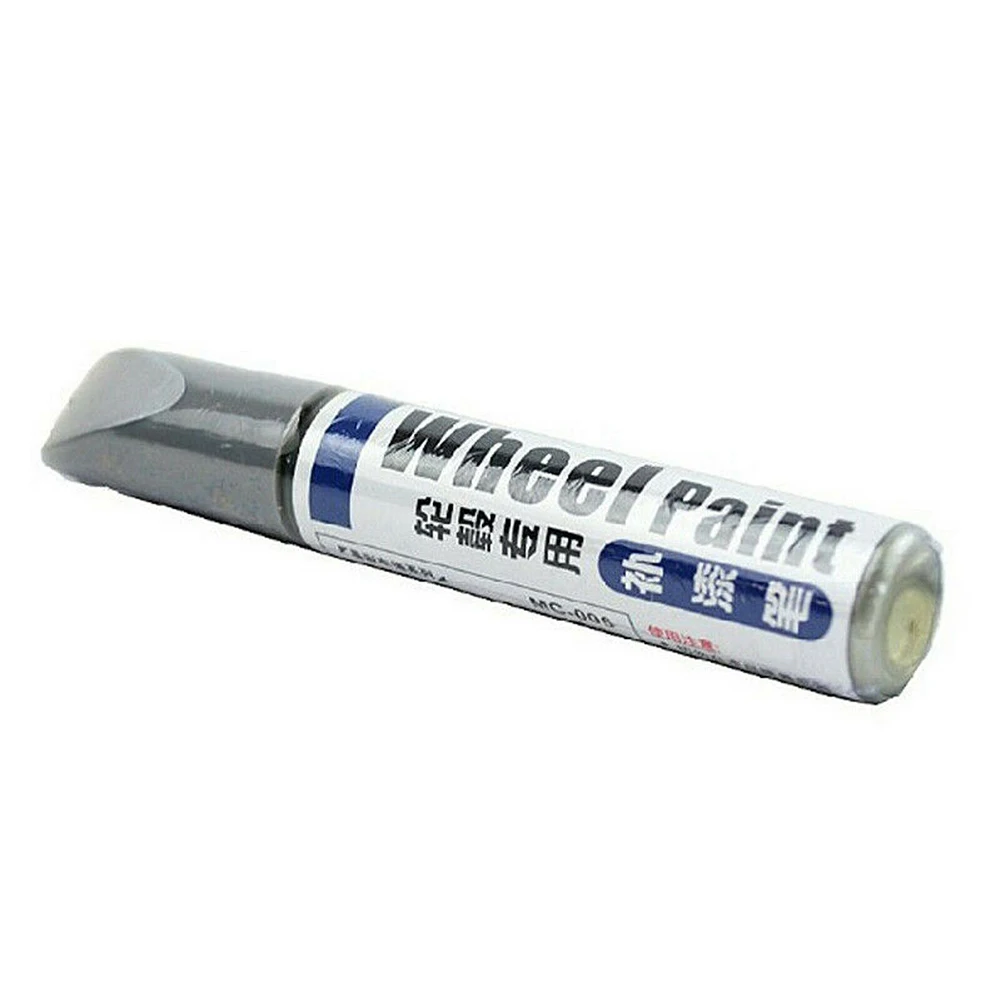 

Reliable Alloy Wheel Touch Up Pen Repair Paint Convenient Curbing Scratch Maker Tool for Aluminum Alloy Wheels 12ml