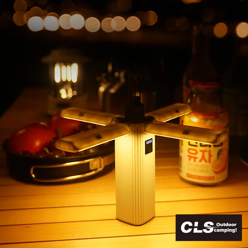 New Outdoor Camping Light Tent Ambient Light Long Range Four Leaves Folding Canopy Multifunction LED Flashlight Camping Light
New Outdoor Camping Light Tent Ambient Light Long Range Four Leaves Folding Canopy Multifunction LED Flashlight Camping Light
