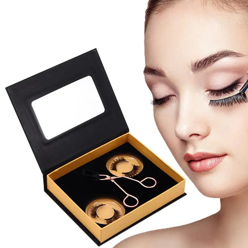 Natural Look Magnetic Eyelashes 2 Pairs False Lashes With Curler Kit Reusable Dense Eyelash Kit Easy Wear Eyelashes For Girls
Natural Look Magnetic Eyelashes 2 Pairs False Lashes With Curler Kit Reusable Dense Eyelash Kit Easy Wear Eyelashes For Girls