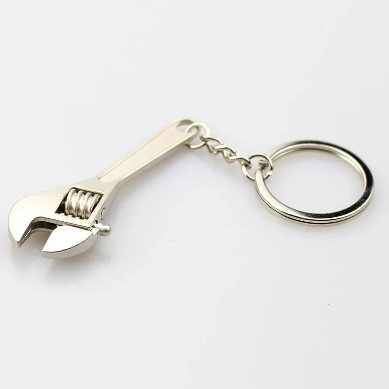 

3.2cm Mini Wrench Mini Adjustable Wrench Key Chain Adjustable Metal Spanner Creative Cute Metal Keyring Keychain Tool Hand Tool