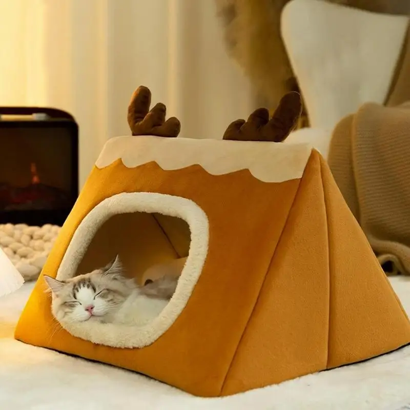 Dog House Indoor Warm Triangle Pet House Foldable Dog Cat Bed House Comfortable Pet Cat Dog House Pet All Weather Warm House
Dog House Indoor Warm Triangle Pet House Foldable Dog Cat Bed House Comfortable Pet Cat Dog House Pet All Weather Warm House