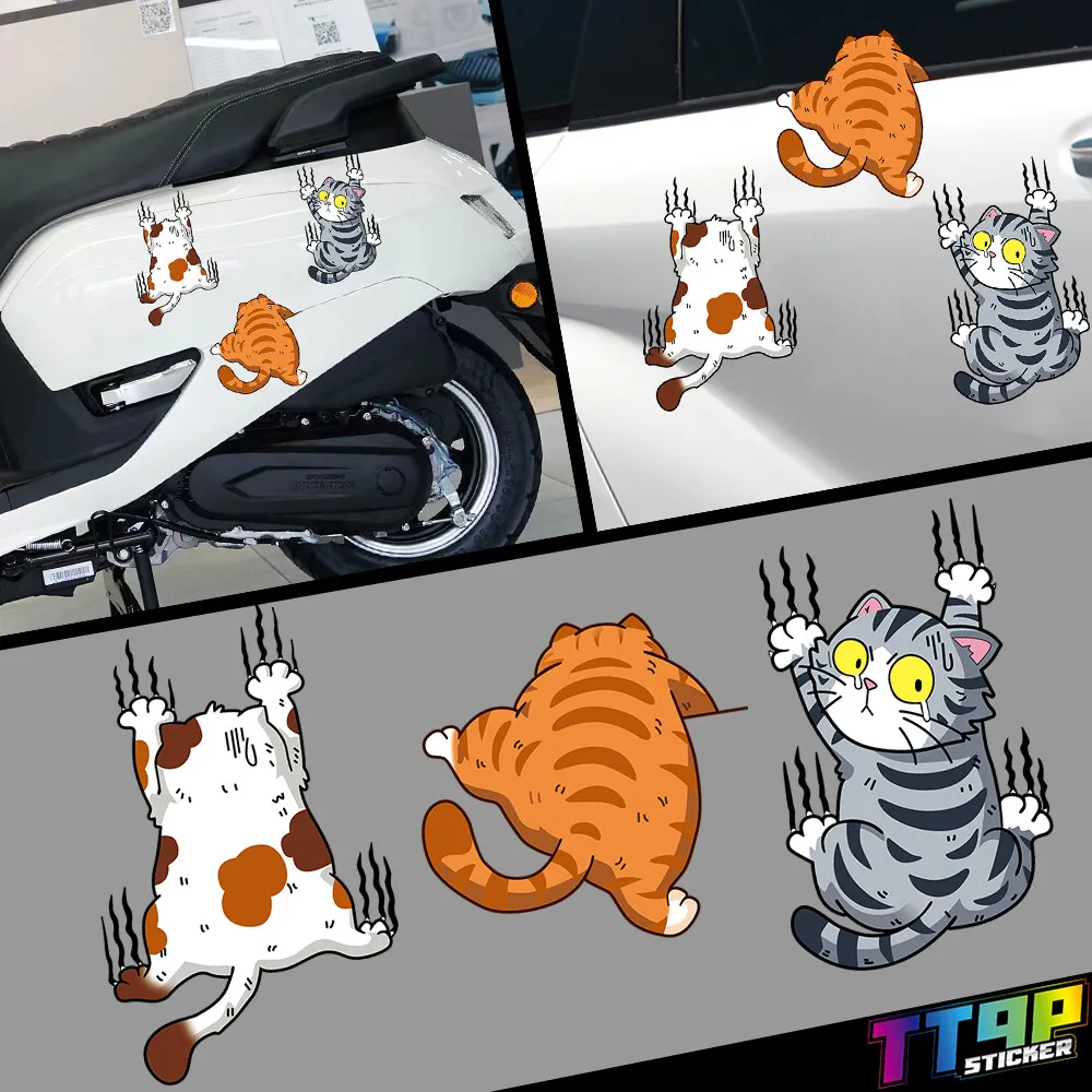 Fun Pet Cat Reflective Car Sticker Scratch Sticker Body Decoration for Honda Toyota GR Mazda Nissan BMW Audi
Fun Pet Cat Reflective Car Sticker Scratch Sticker Body Decoration for Honda Toyota GR Mazda Nissan BMW Audi