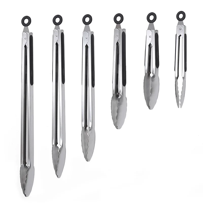 Silicone Food Tong Stainless Steel Kitchen Tongs Silicone Non-slip Cooking Clip Clamp BBQ Salad Tools Kitchen Accessories
Silicone Food Tong Stainless Steel Kitchen Tongs Silicone Non-slip Cooking Clip Clamp BBQ Salad Tools Kitchen Accessories