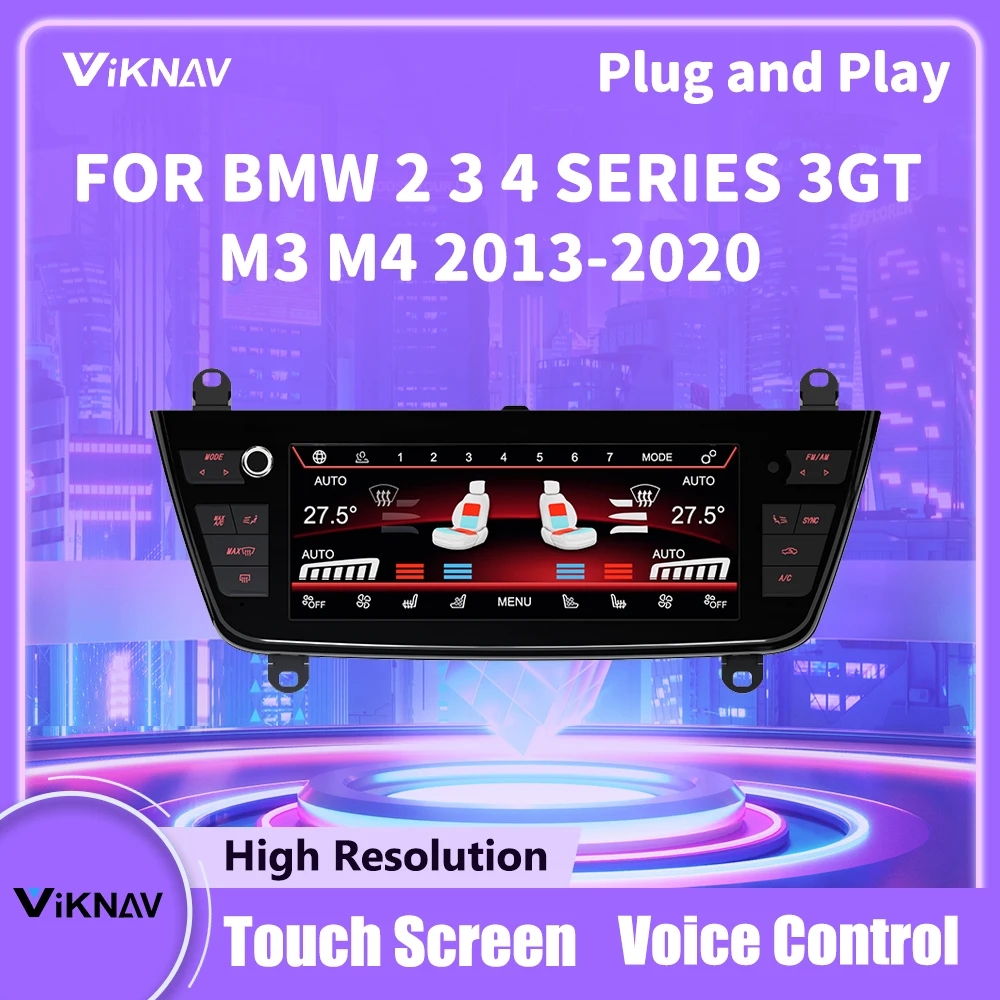 Air Conditioning Screen For BMW 2 3 4 Series 3GT M3 M4 2013-2020 Climate Control AC Panel Touch Board LCD Digital Display
Air Conditioning Screen For BMW 2 3 4 Series 3GT M3 M4 2013-2020 Climate Control AC Panel Touch Board LCD Digital Display